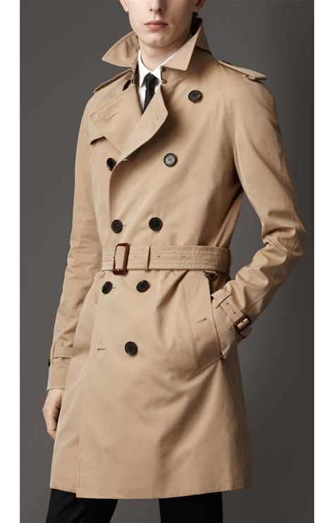 cotton trench coat by burberry